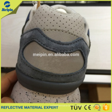 Высокая видимость Светоотражающий серебро Материал PU для спортивной обуви или сумки